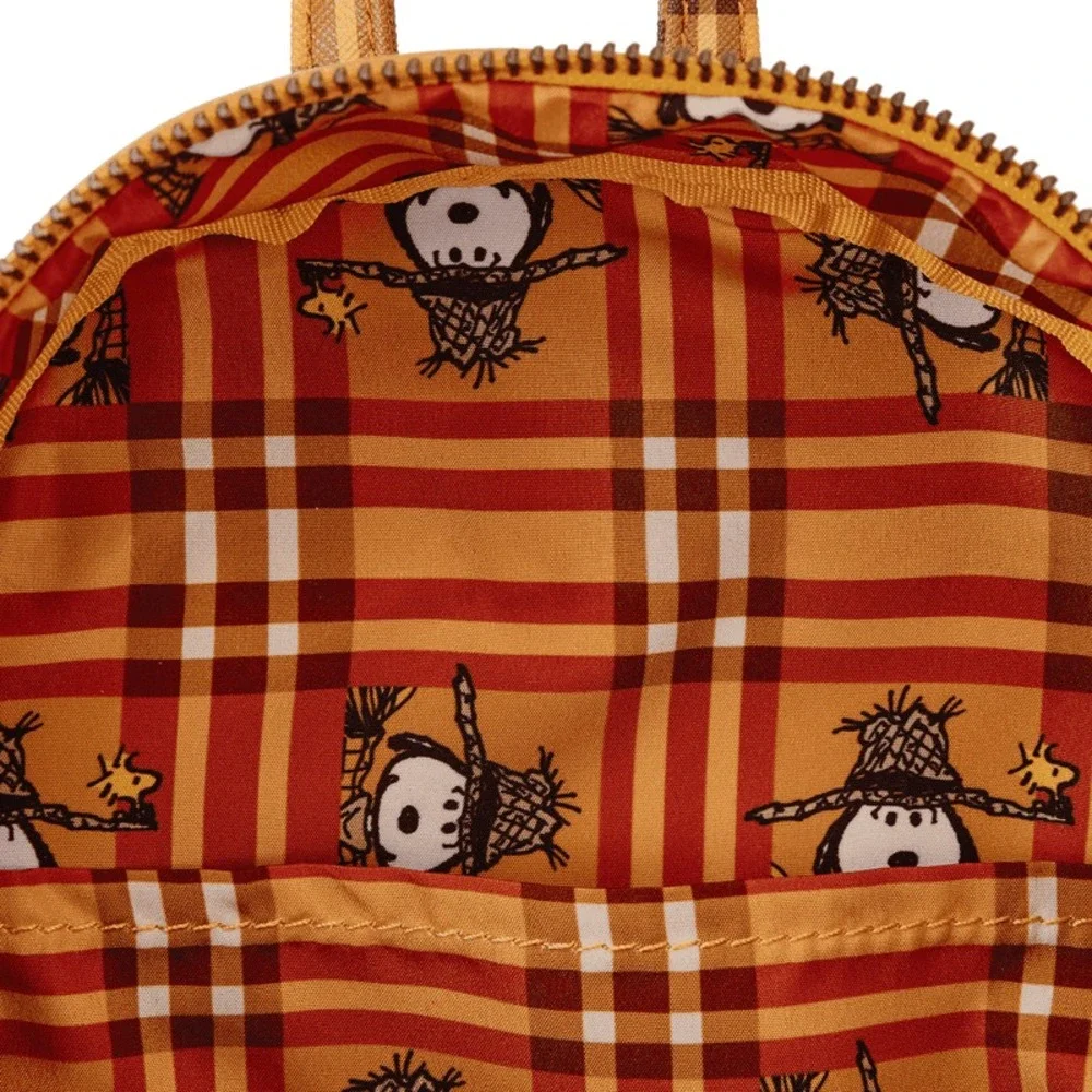 Loungefly Peanuts Snoopy Scarecrow Halloween Cosplay Mini Backpack‎